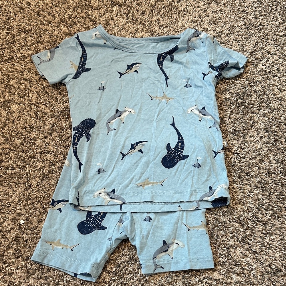 Kyte BABY Blue Shark Pajama Set